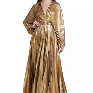 Acler Westover Metallic dress